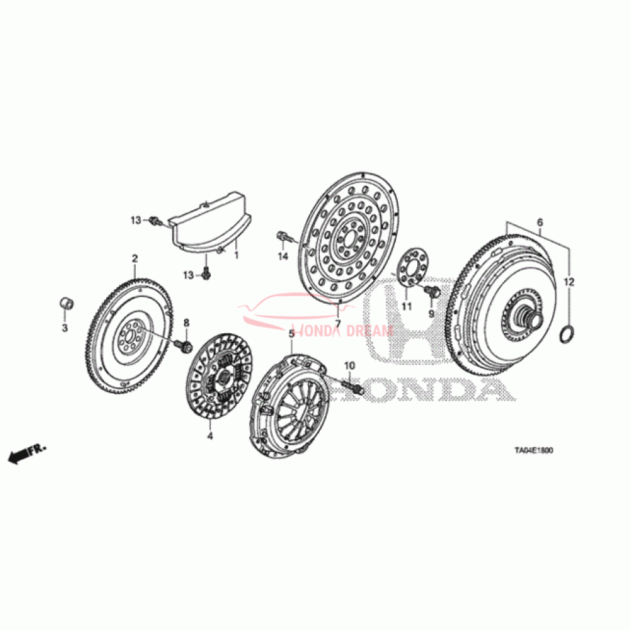 FLYWHEEL COMP (22100-R40-003) - 1