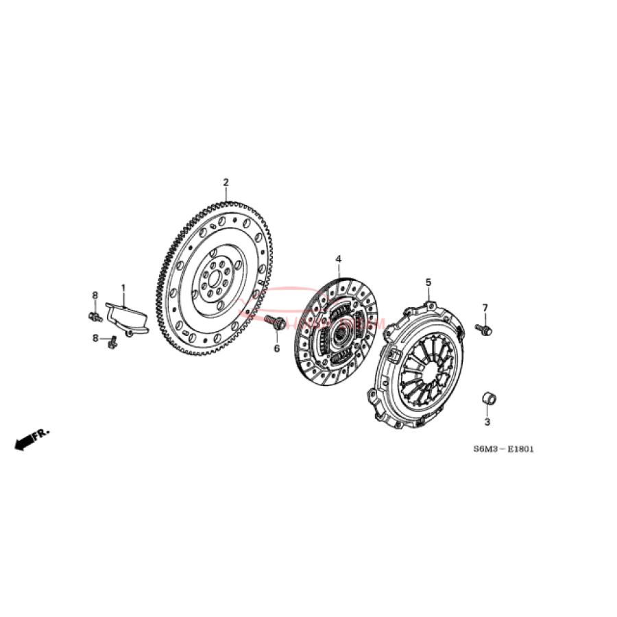 Маховик (22100-RBC-003) - 2