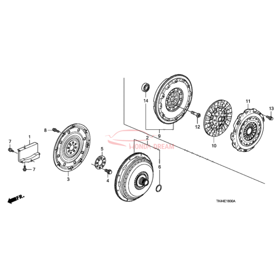 FLYWHEEL COMP (22100-RK2-023) - 2