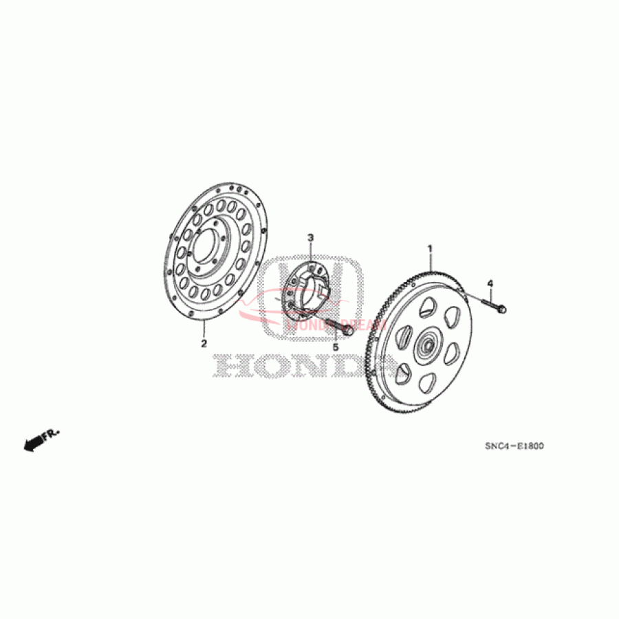 FLYWHEEL COMP (22100-RMX-000) - 1