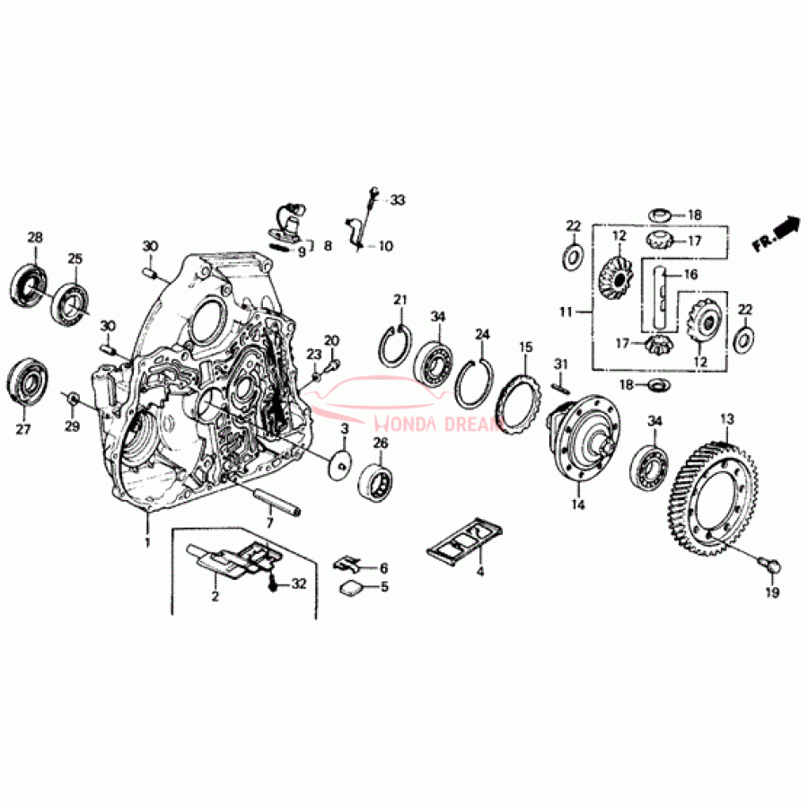 Strainer Assembly (Atf) (25420-PL4-010) - 1