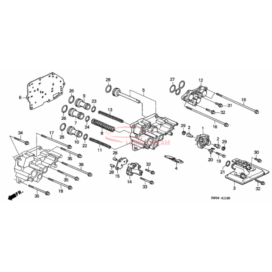 Strainer Assembly (Atf) (25420-PR9-020) - 3