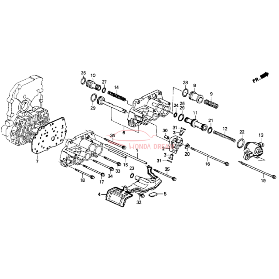 Strainer Assembly (Atf) (25420-PX4-701) - 2