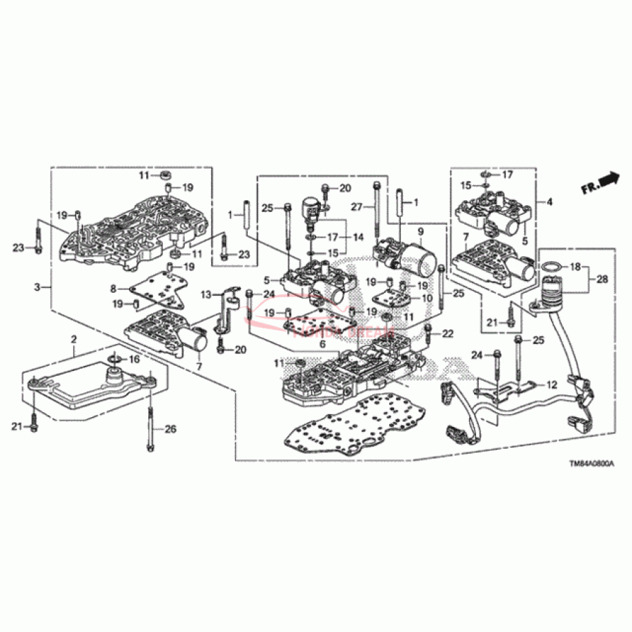 Strainer Assembly (Atf) (27750-P4V-000) - 1