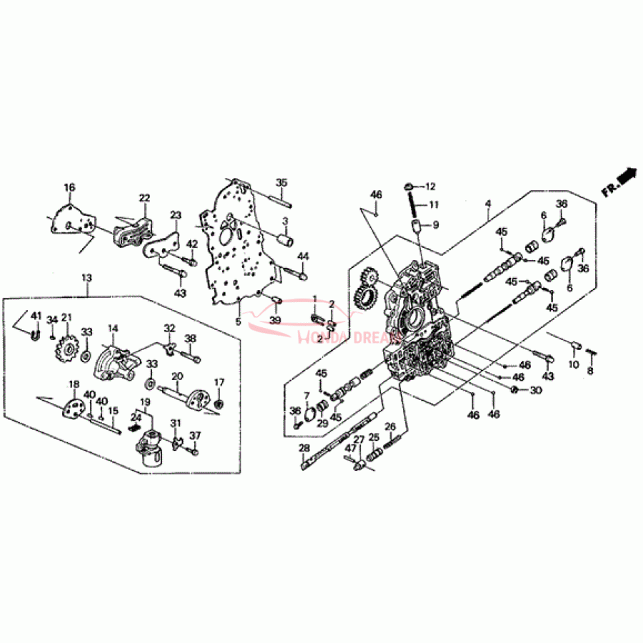 Strainer Assembly (Atf) (27750-PF4-000) - 1