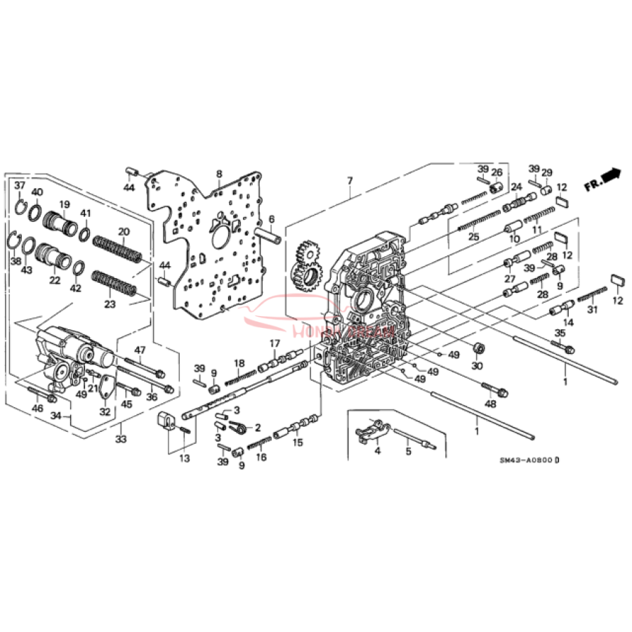 Strainer Assembly (Atf) (27750-PL5-J01) - 2