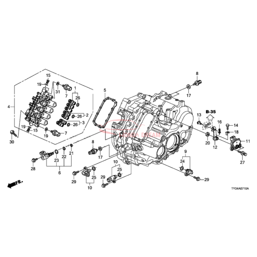 Sensor Assembly, Position (28900-5B7-004) - 1