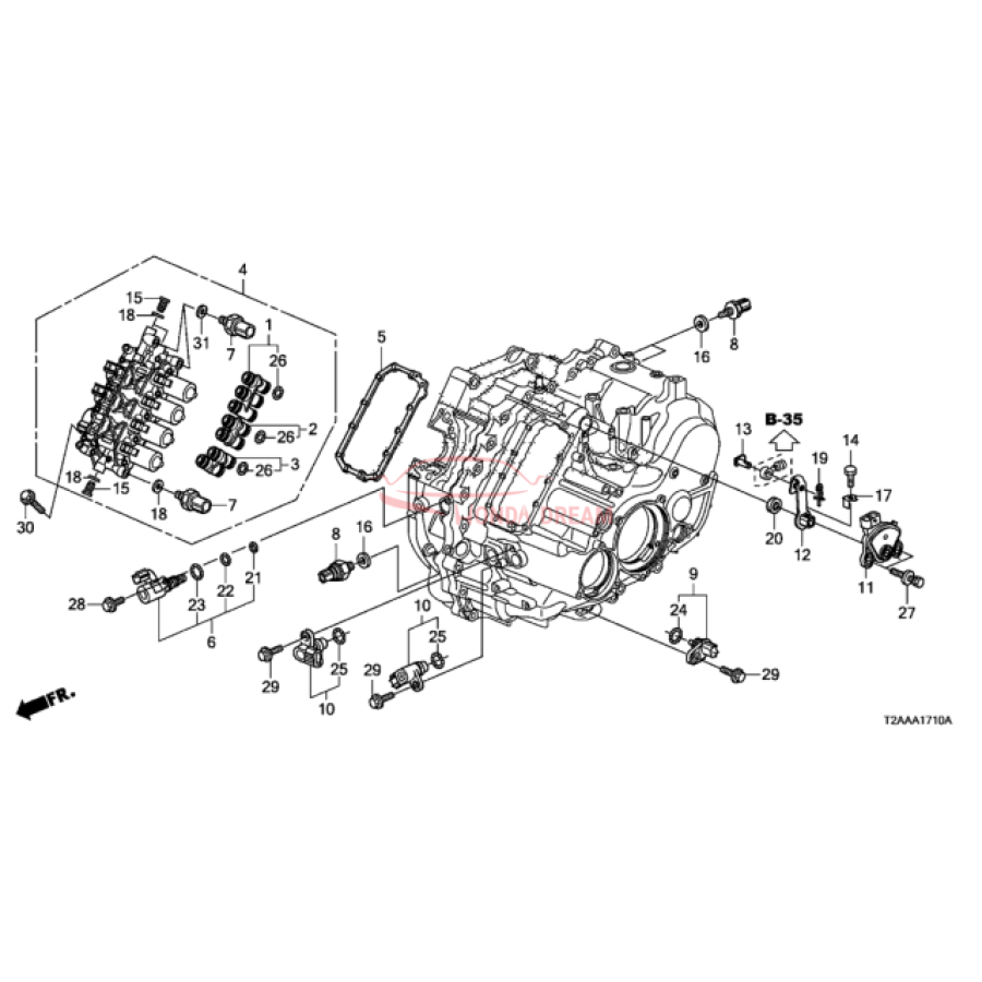 Sensor Assembly, Position (28900-5B7-014) - 3