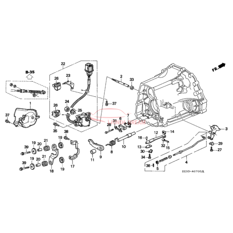 Sensor Assembly, Position (28900-P5D-013) - 2