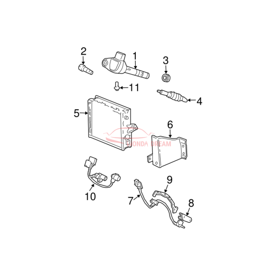 Sensor Assembly, Position (28900-P7W-023) - 2