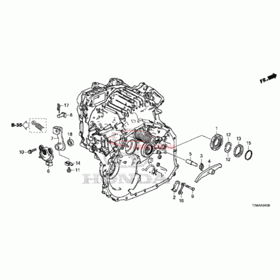 Sensor Assembly, Position (28900-RDD-003) - 1