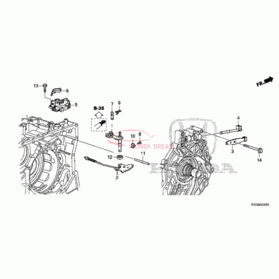 Sensor Assembly, Position (28900-RJ2-003) - 1