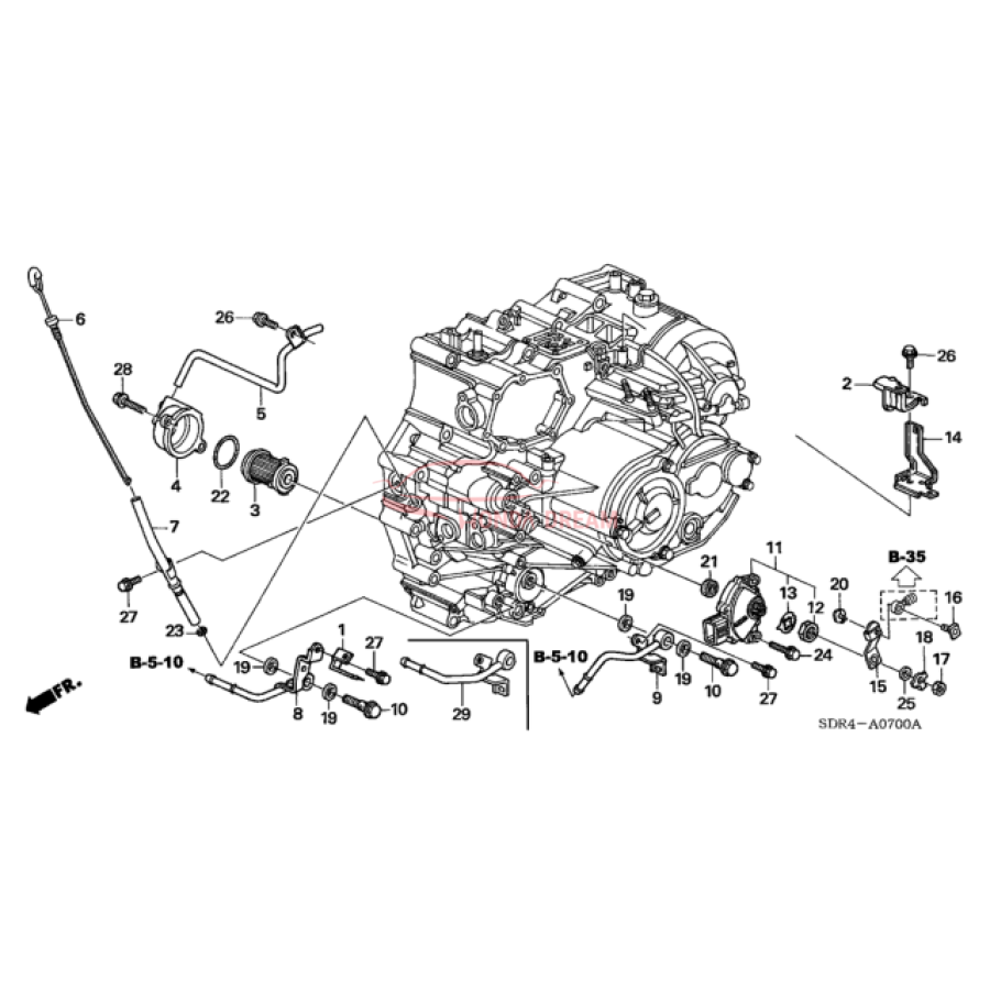 Sensor Assembly, Position (28900-RJB-033) - 3