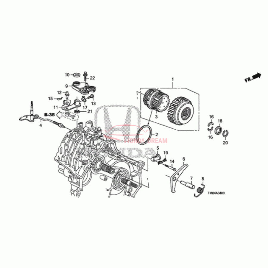 Sensor Assembly, Position (28900-RPS-003) - 1