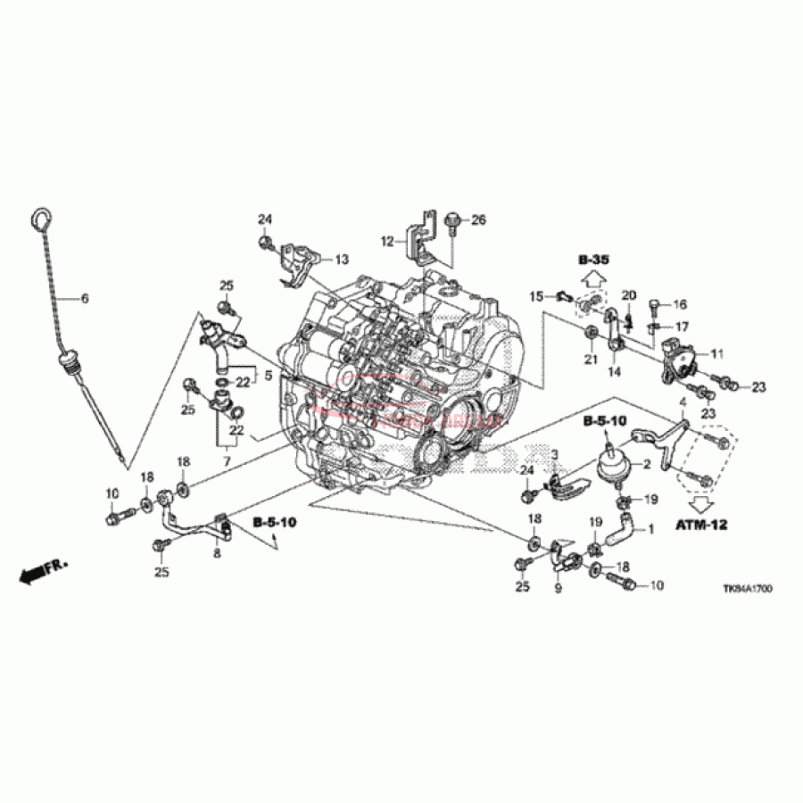 Sensor Assembly, Position (28900-RT4-003) - 1