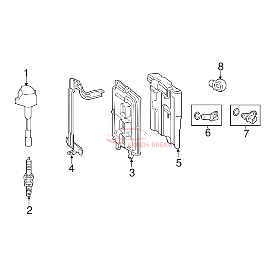 Котушка запалювання (30520-5K0-A01) - 3