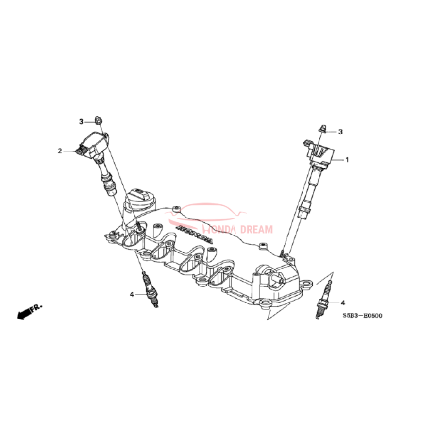 Ignition coil (30520-PWA-003) - 2