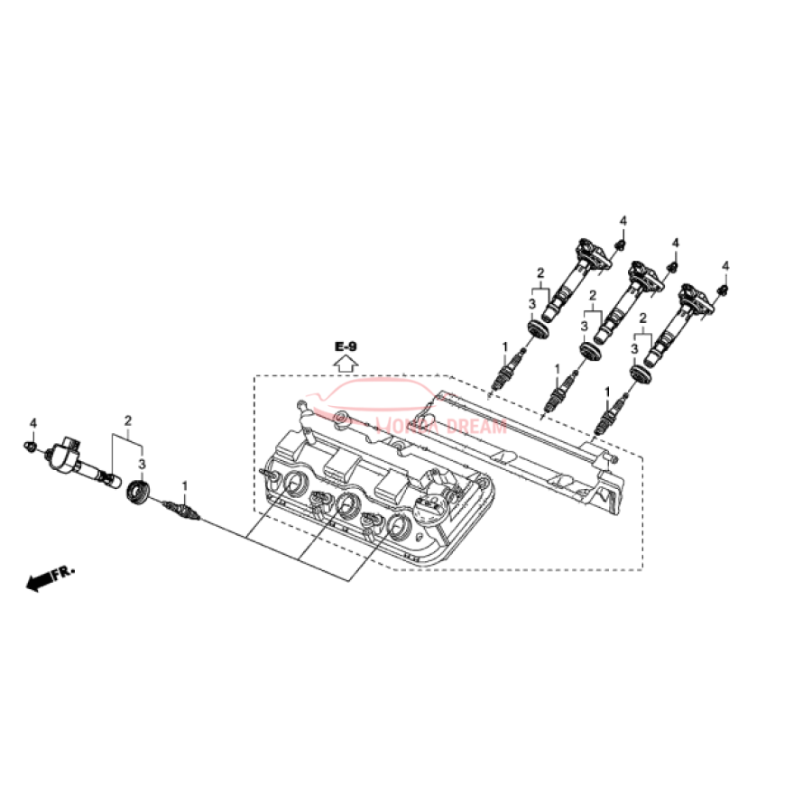 Ignition coil (30520-RN0-A01) - 3