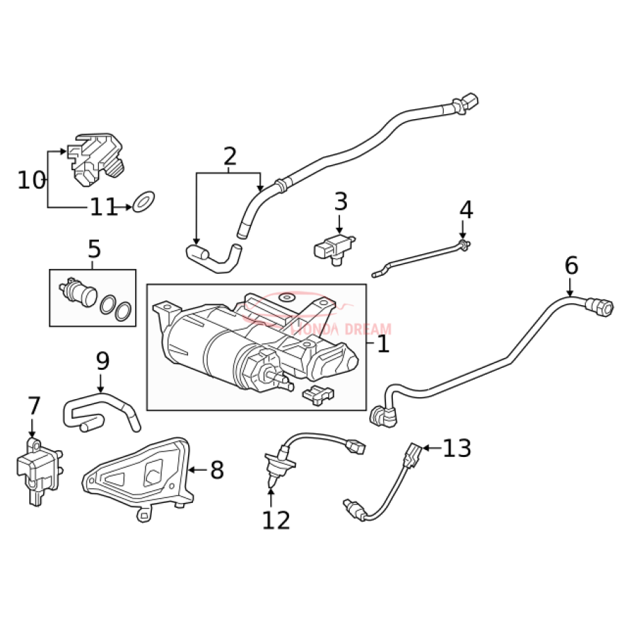 Sensor oxygen (36531-5BA-A01) - 2