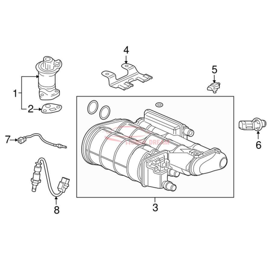 Sensor oxygen (36531-5MR-A01) - 2