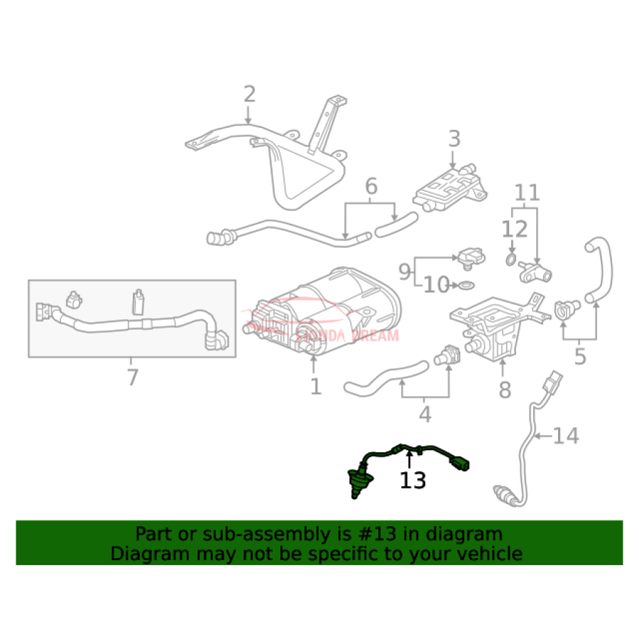 Sensor oxygen (36531-5WJ-004) - 3