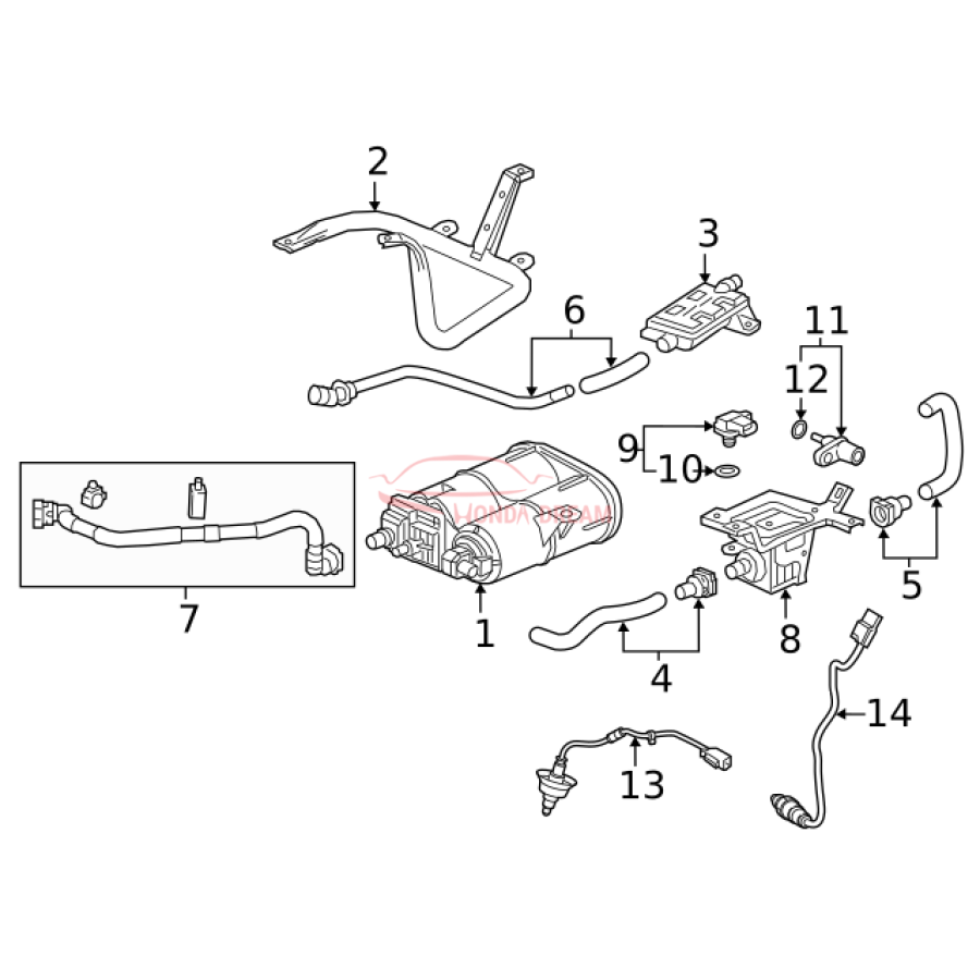 Sensor oxygen (36531-5WJ-004) - 2