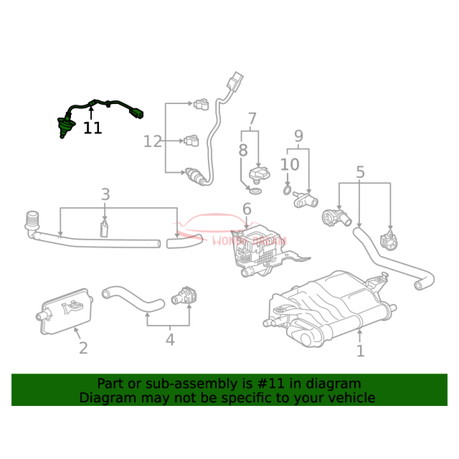 Sensor oxygen (36531-5Y3-J01) - 3