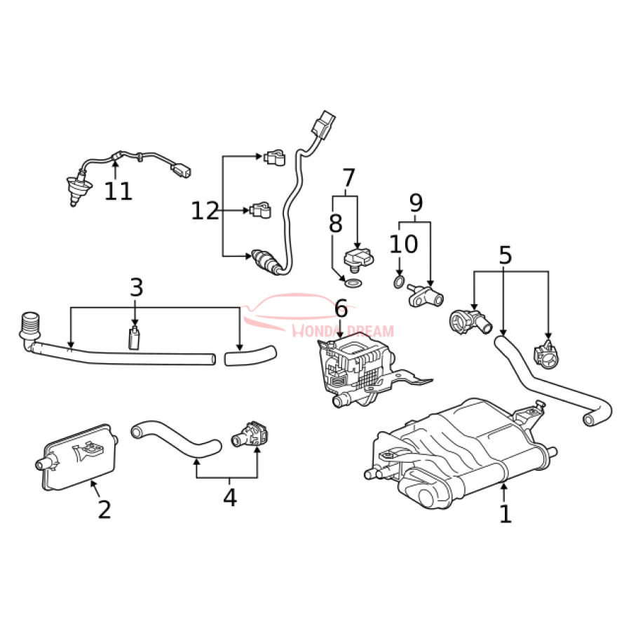 Sensor oxygen (36531-5Y3-J01) - 2