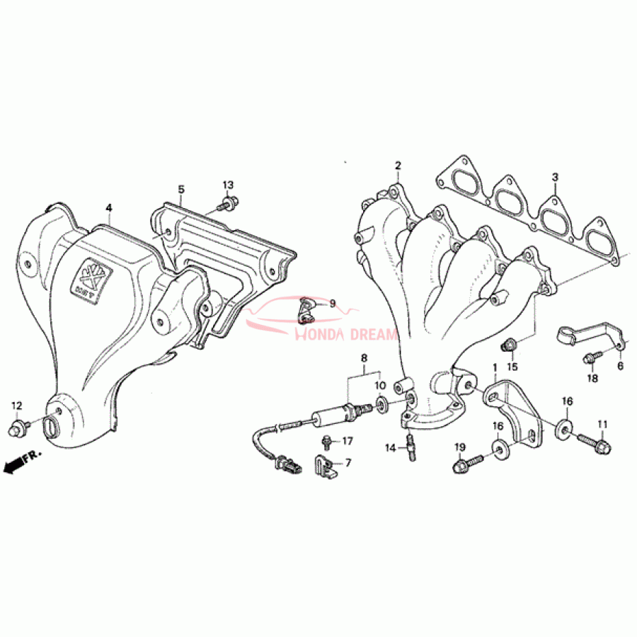 Sensor oxygen (36531-P5K-003) - 1