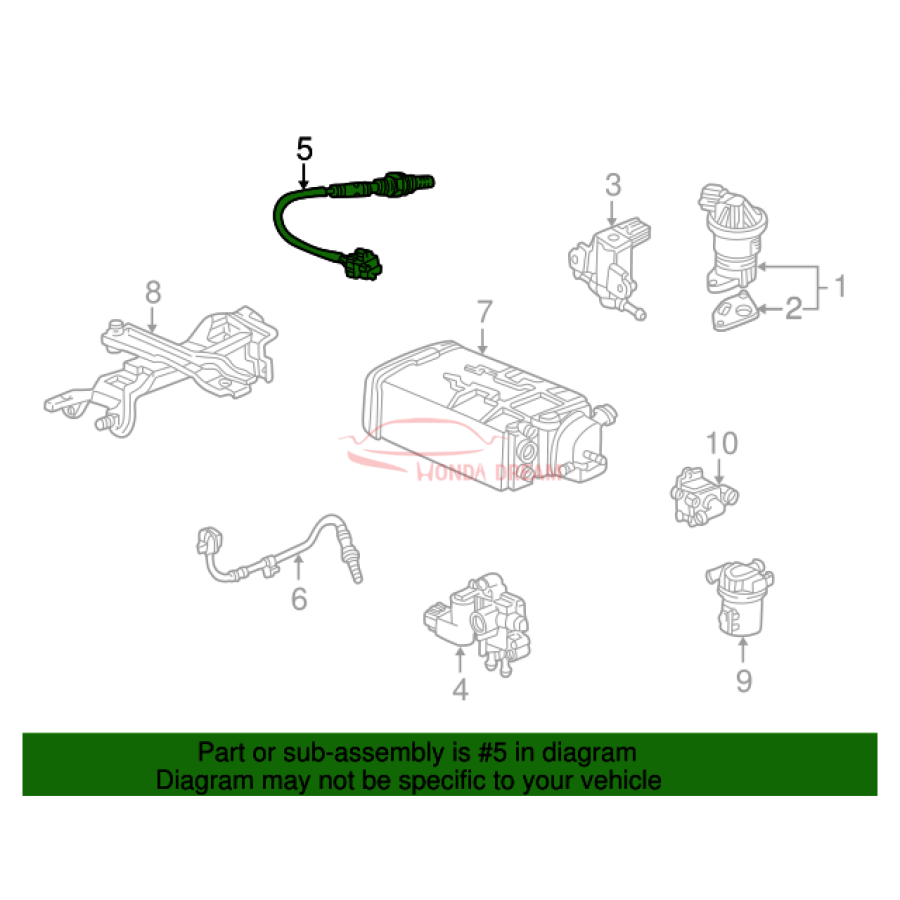 Sensor oxygen (36531-PAA-305) - 3