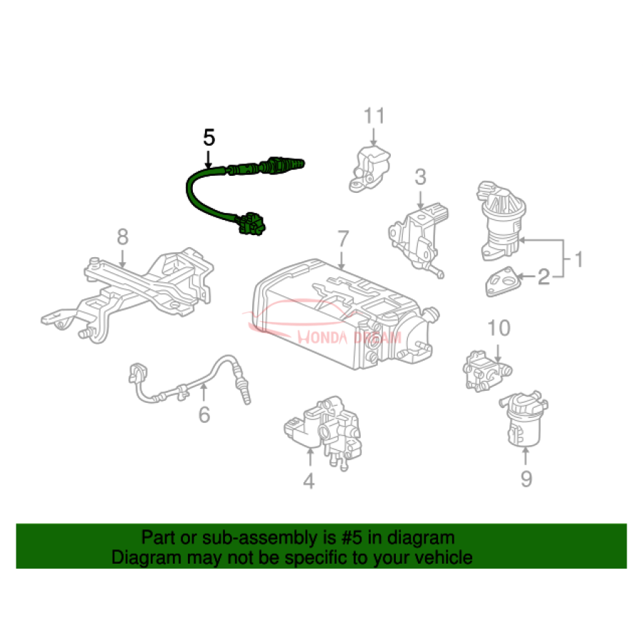 Sensor oxygen (36531-PAA-307) - 3