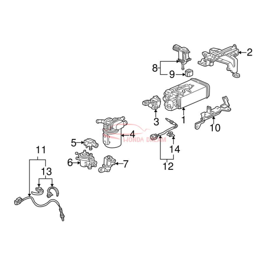 Sensor oxygen (36531-PCX-014) - 2