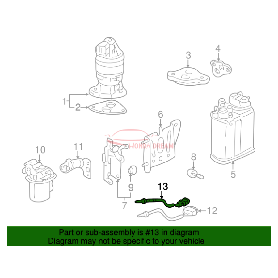 Sensor oxygen (36531-PHM-A51) - 3