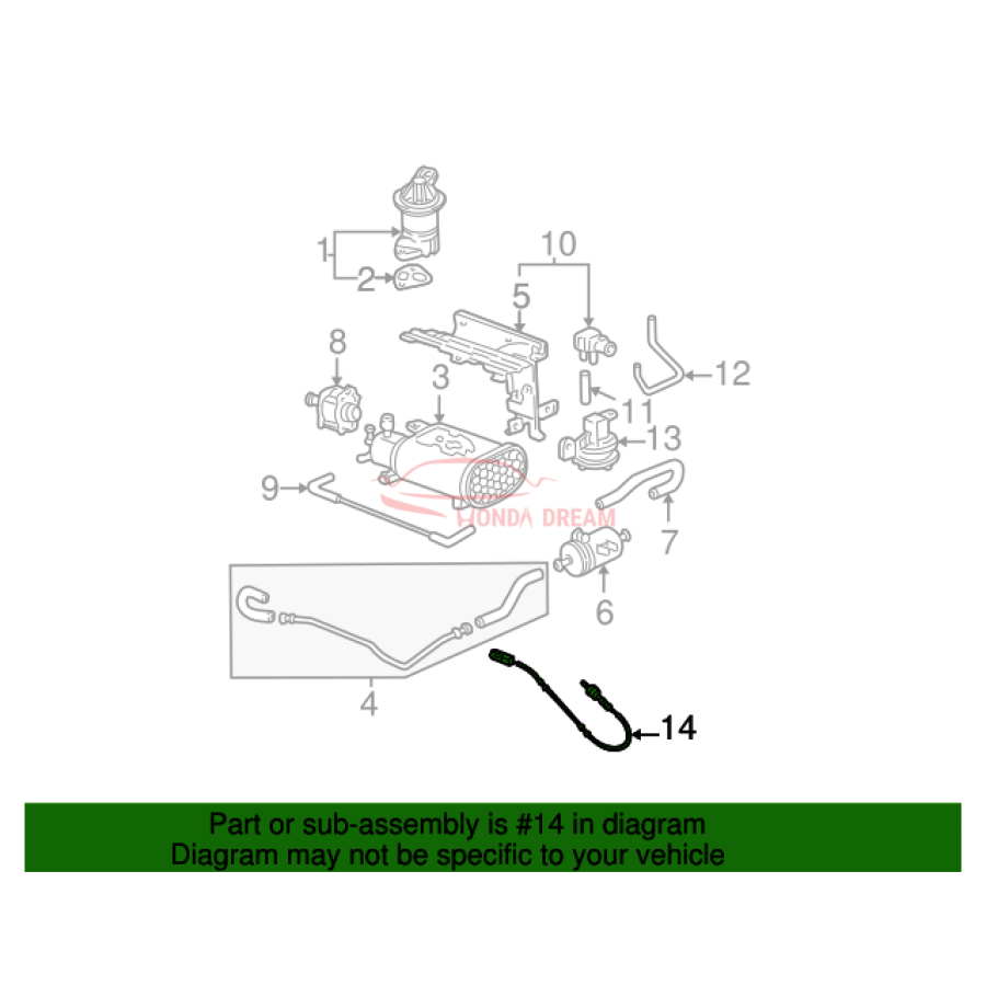 Sensor oxygen (36531-PLE-305) - 3