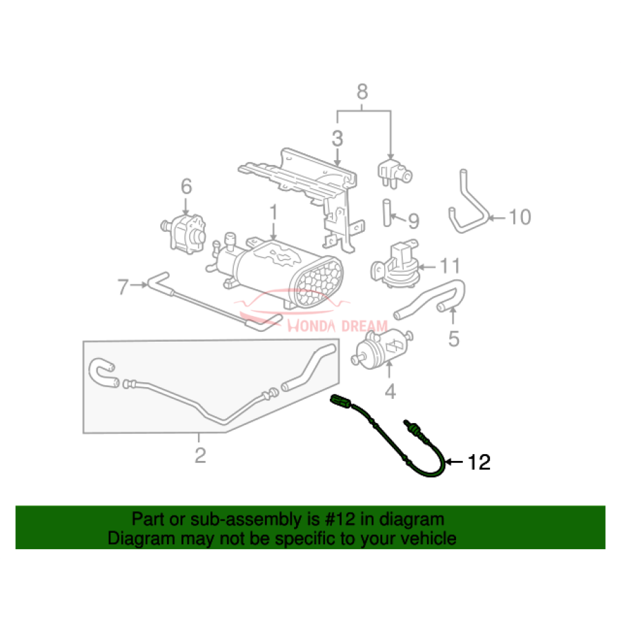 Sensor oxygen (36531-PND-A11) - 3