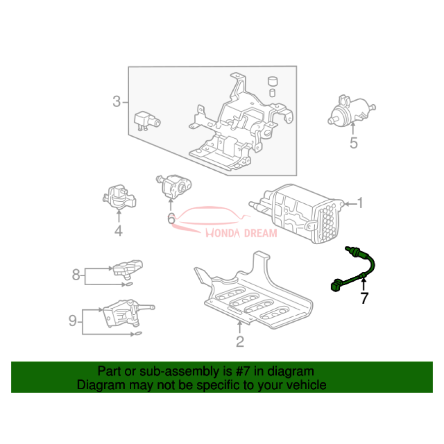 Sensor oxygen (36531-PPA-003) - 3