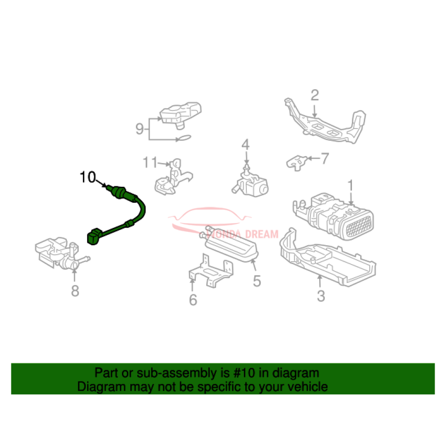 Sensor oxygen (36531-PZD-A01) - 2