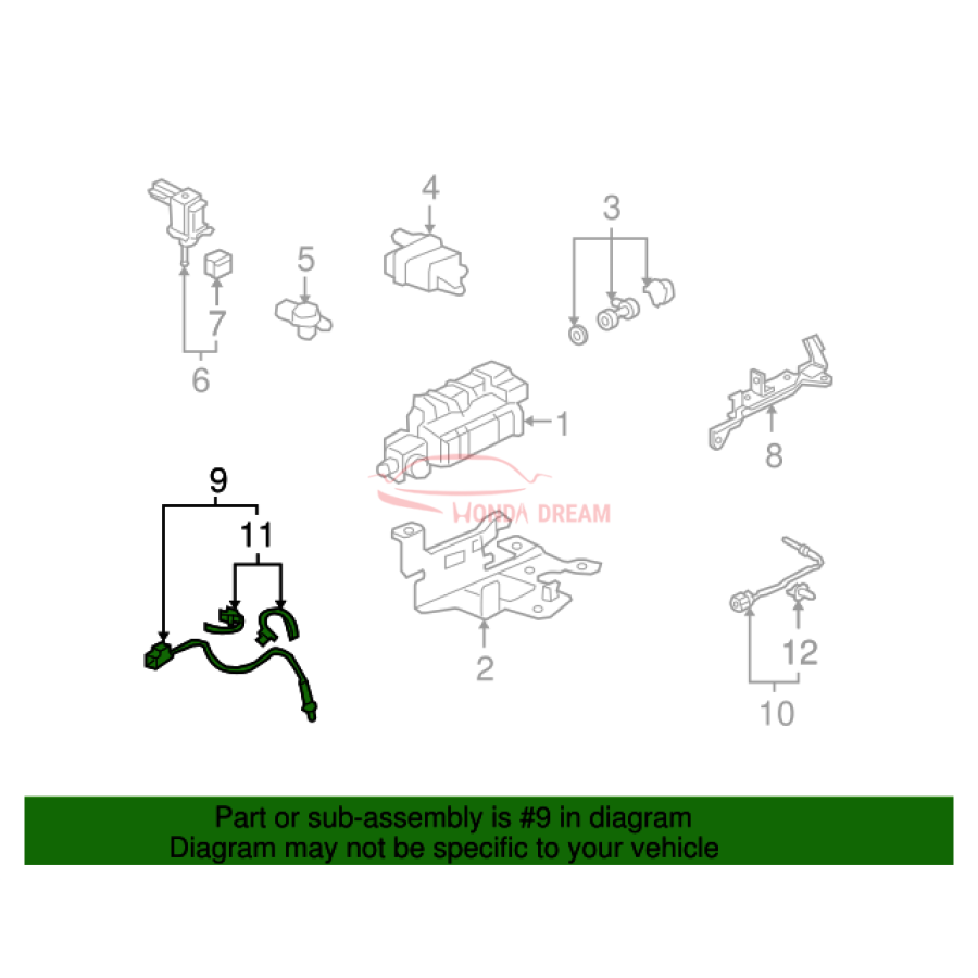 Sensor oxygen (36531-PZX-013) - 2