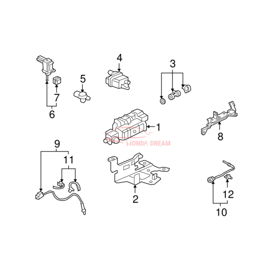 Sensor oxygen (36531-PZX-013) - 3