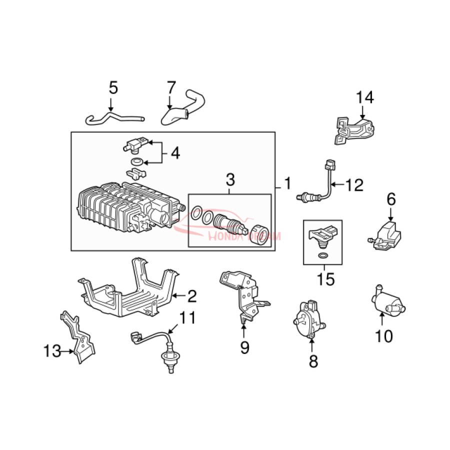 Sensor oxygen (36531-R40-A01) - 2