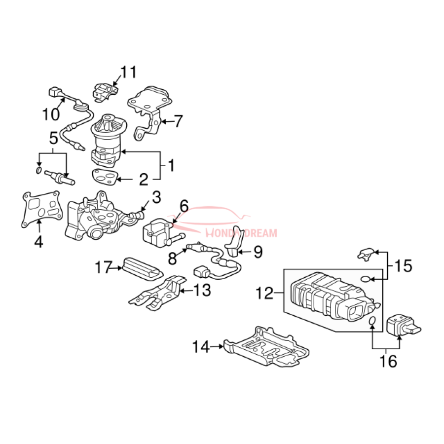 Sensor oxygen (36531-RAA-A02) - 2