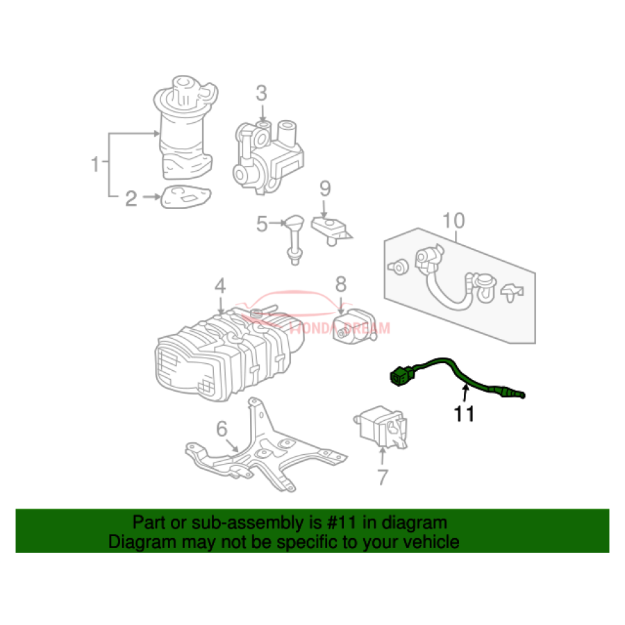 Sensor oxygen (36531-RCA-A02) - 2