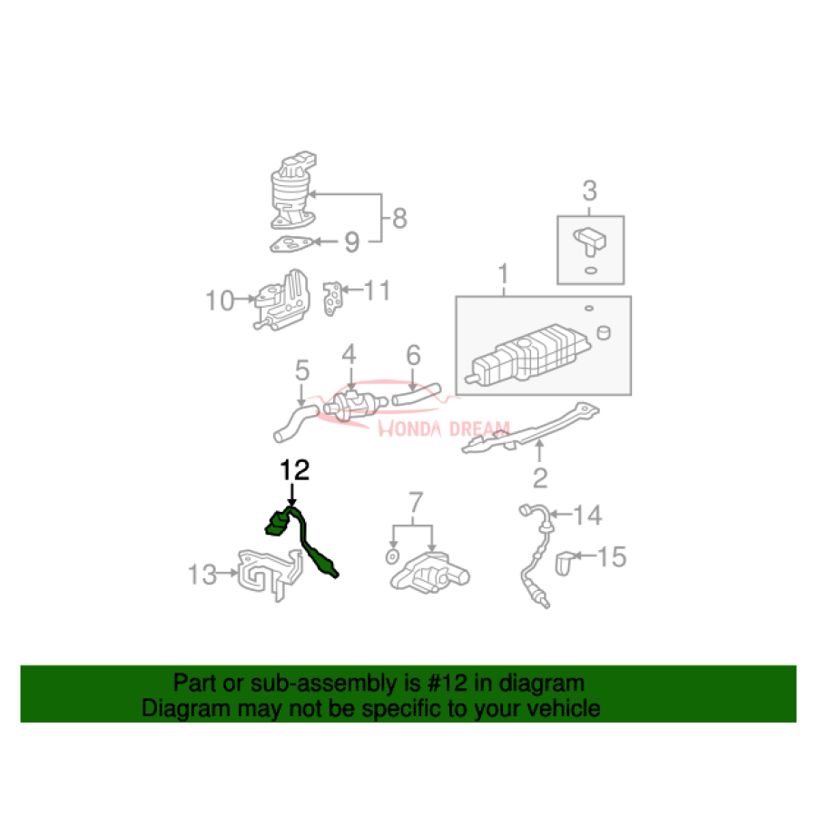 Sensor oxygen (36531-RME-A01) - 3