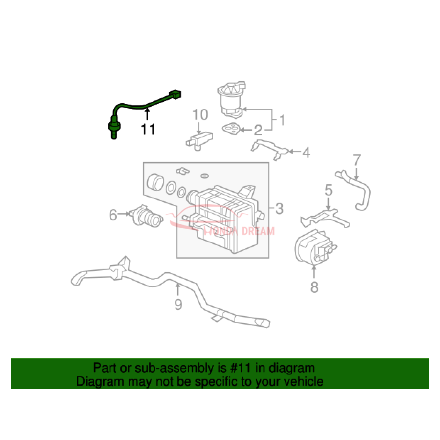 Датчик концентрації кисню (36531-RNA-J01) - 3