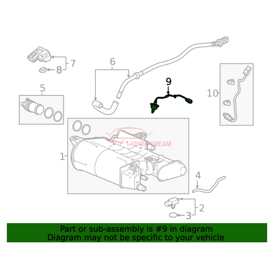 Sensor oxygen (36531-RPY-G01) - 3