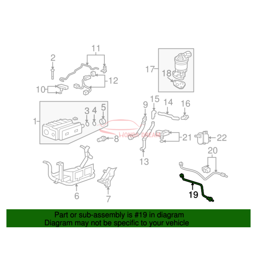 Sensor oxygen (36531-RZA-013) - 2