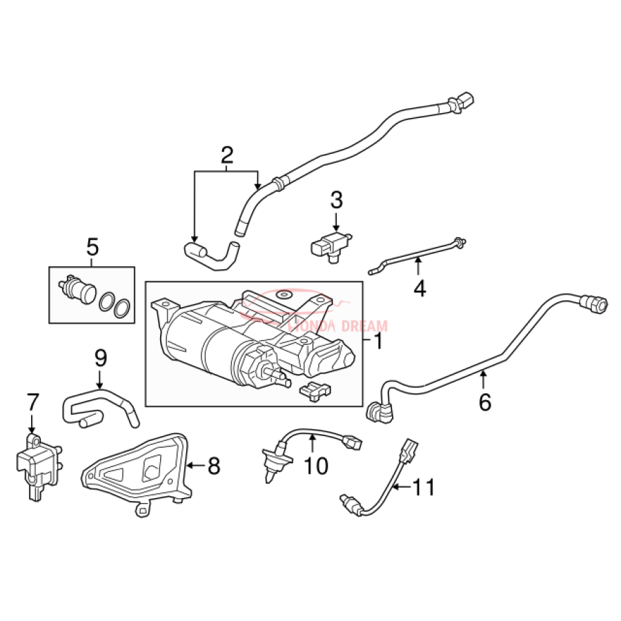 Sensor oxygen (36532-5AA-A51) - 2