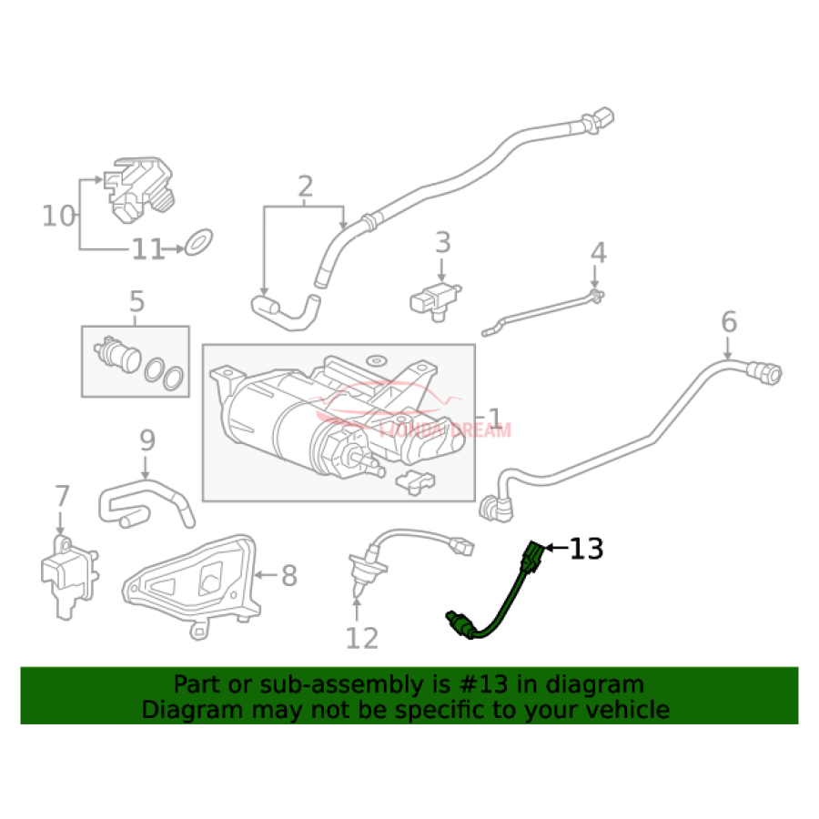 Sensor oxygen (36532-5BA-A01) - 3