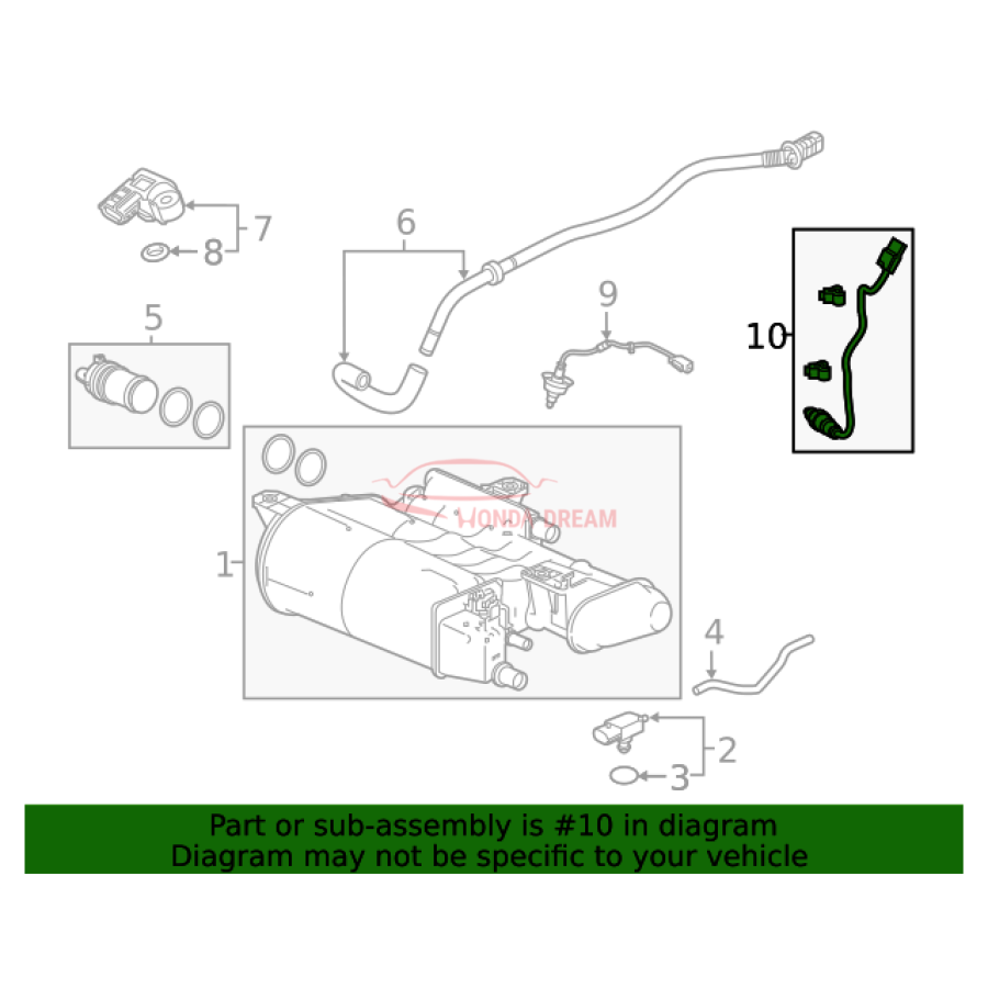 Sensor oxygen (36532-5BF-A01) - 3