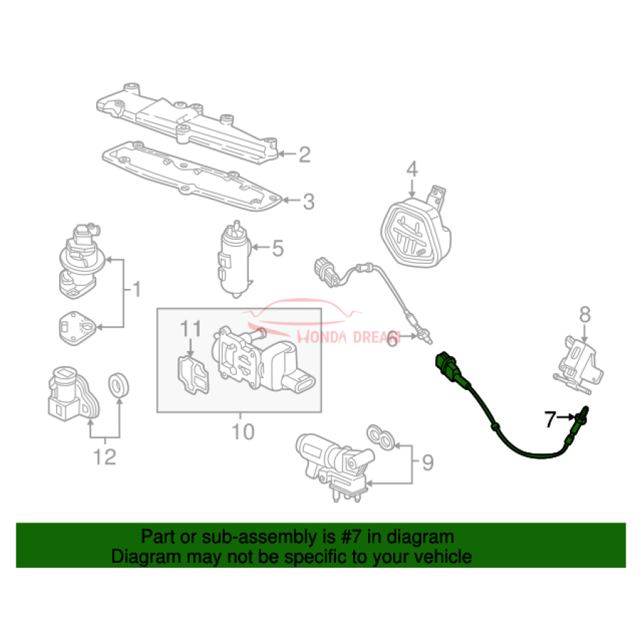 Sensor oxygen (36532-P2E-A01) - 3